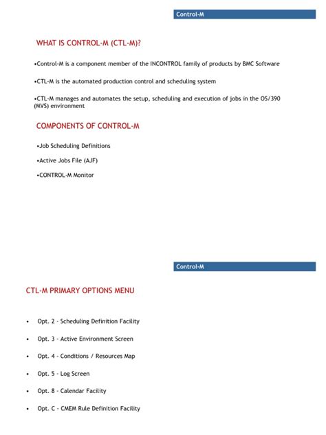 Control-M Tutorial 的图像结果