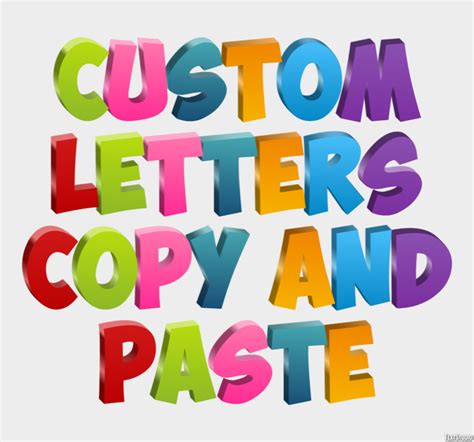 Copy and Paste Letters 的图像结果