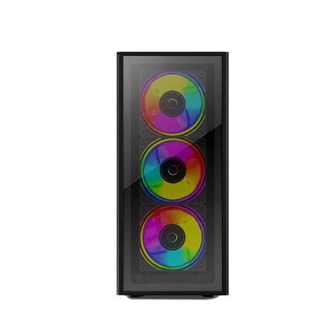 Elegantor X5 ARGB Mid-Tower Gaming Cabinet - Black | High-Performance ...