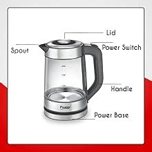 Prestige Electric Kettle PKGL 1.7 : Amazon.in: Home & Kitchen