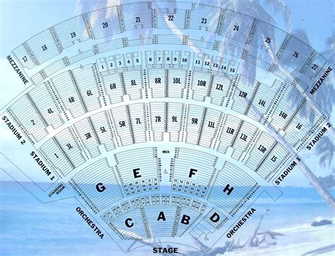 Jones Beach Theater Seating Map