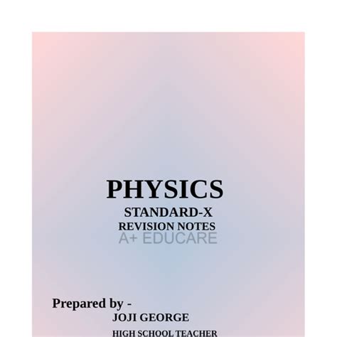 Image result for SSLC Physics Exam Tips