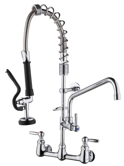 "AGAHPAY 25"" Commercial Faucet with Sprayer, 12"" Swivel Spout, 8 ...