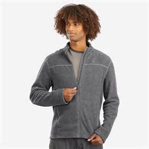 Men Mountain Hiking Fleece Jacket MH120 - Grey