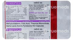 Axinerve Plus Capsule 10 - Uses, Side Effects, Dosage, Price | Truemeds
