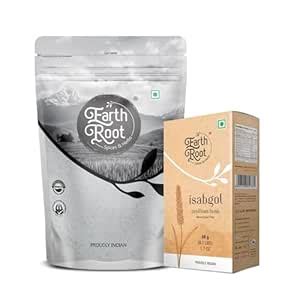 Earthroot Isabgol, Psyllium Husk Powder 100 g with complimentary ...