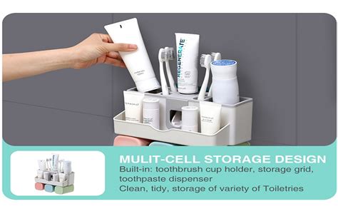 TYZAG Tooth Brush Holders for Bathroom, Toothbrush Holders, Toothbrush ...