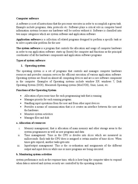 Image result for Computer System Software PDF