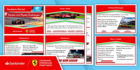 Scuderia Ferrari F1: Karten mit Physik-Challenges