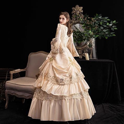 Rococo Medieval Cocktail Dress Dress Party Costume Masquerade Plus Size ...