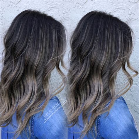 Ash neutral dark brown balayage | Dark brown hair balayage, Brown hair ...