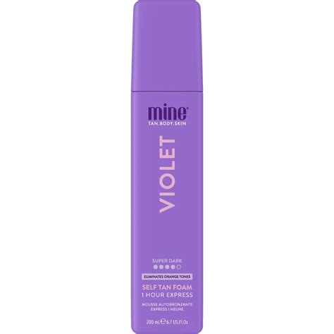 Amazon.com: Minetan Violet Self Tanning Foam | Color Base Tan ...