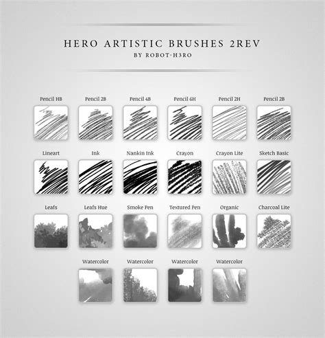 Draw and Paint Brushes Pack - Photoshop brushes