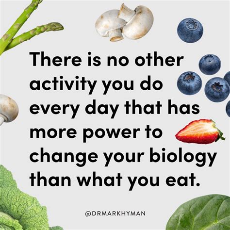 Food carries information molecules, instructions, and code that programs your biology with every ...