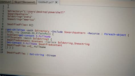 PowerShell Replace String 的图像结果