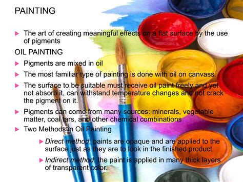 ARTS - Mediums of the Visual Arts: Painting, Sculpture and Architecture ...