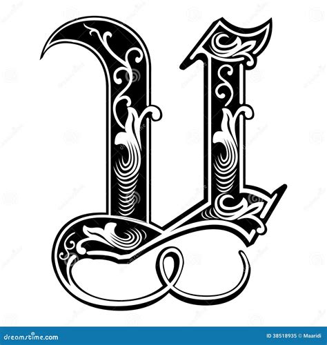 Letter U Fonts