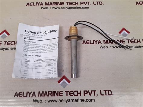 Kidde-fenwal detect-a-fire 27121-0 fire heat detector – Aeliya Marine Tech