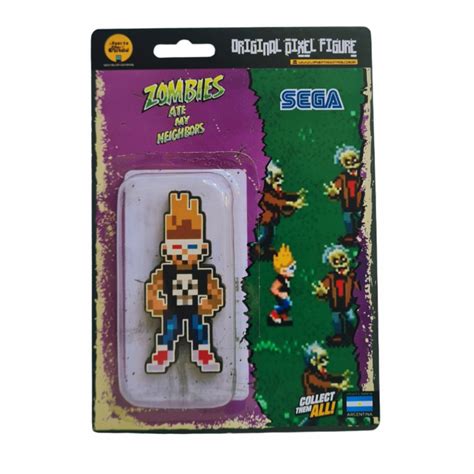 Figura Pixel de acción ZOMBIES ATE MY NEIGHBORS - La Puerta de Atrás