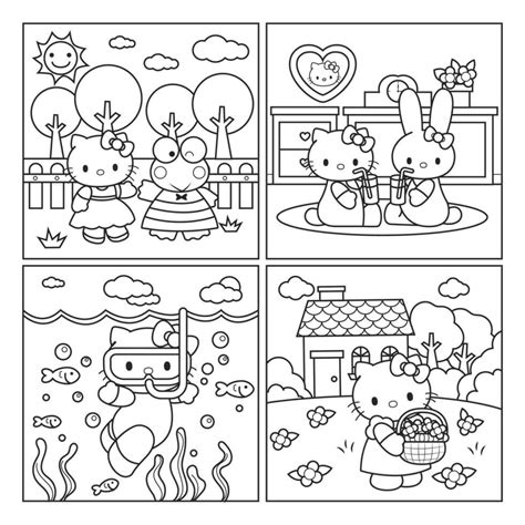 Hello Kitty And Friends Coloring Pages [2025]