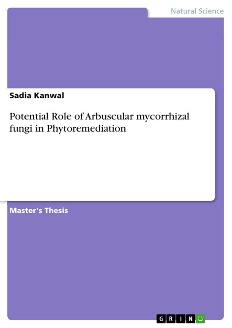 Buy Potential Role of Arbuscular mycorrhizal fungi in Phytoremediation ...