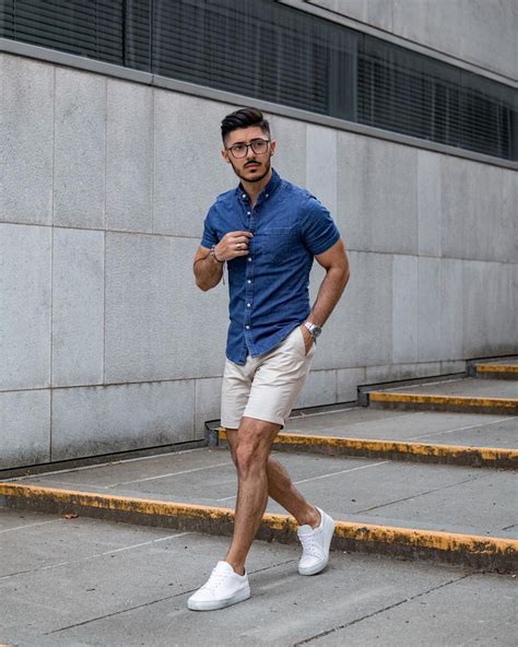 55 fresh and cool white shorts outfits for men. - vogueymen.com