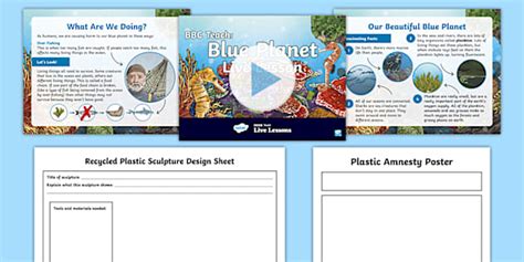 BBC Teach Live Lesson Blue Planet Activity Pack Age 7-9 LKS2