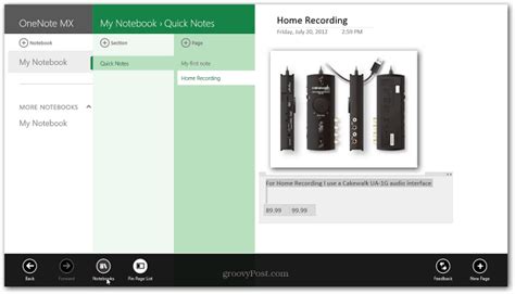 Image result for Using OneNote On Windows 8