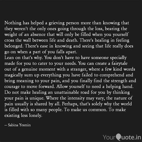 Nothing has helped a grie... | Quotes & Writings by Mariah De Rossi ...