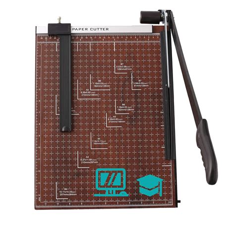 CROFULL 15" Cut Length Professional Guillotine Paper Cutter, 12 Sheet ...
