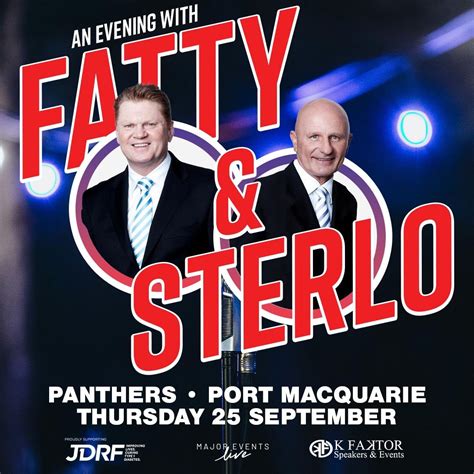 An Evening with Fatty & Sterlo, Panthers Port Macquarie, 25 September ...