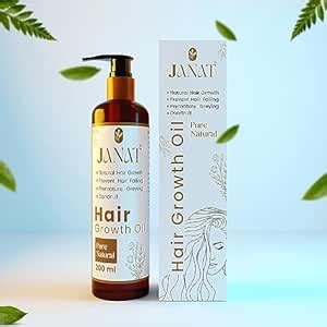 Buy JANAT Hair Oil For Hair Fall Control 200Ml Pack Of 1 Online at Low ...
