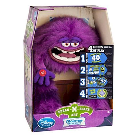 Buy Disney Art Speak-N-Scare Talking Action Figure - Monsters ...