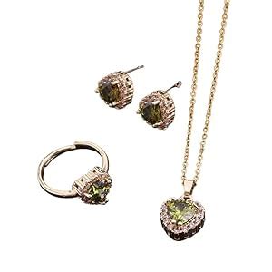 Buy Salty Fashion Heena Heart Jewellery Set for Women & Girls | Neck ...