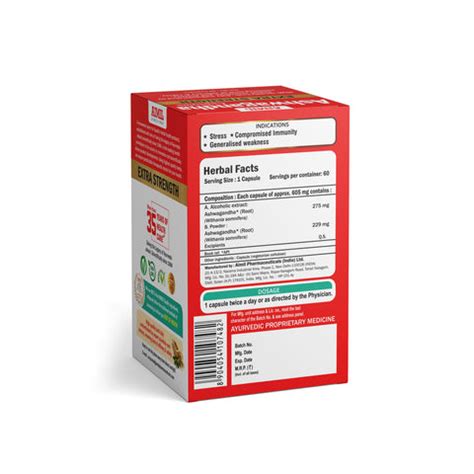 Buy AIMIL Ashwagandha Capsules | Improve Energy, Stamina & Endurance ...