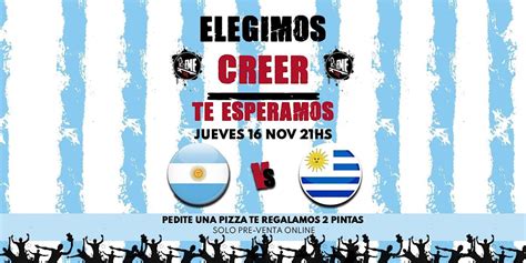 ELEGIMOS CREER - ARGENTINA VS URUGUAY, La Boheme Live, Ramos Mejía, 16 ...