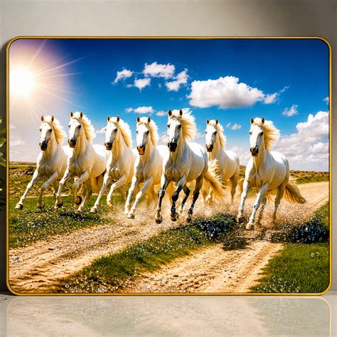 Seven Running Horses Vastu Art – Prabhu Prasad