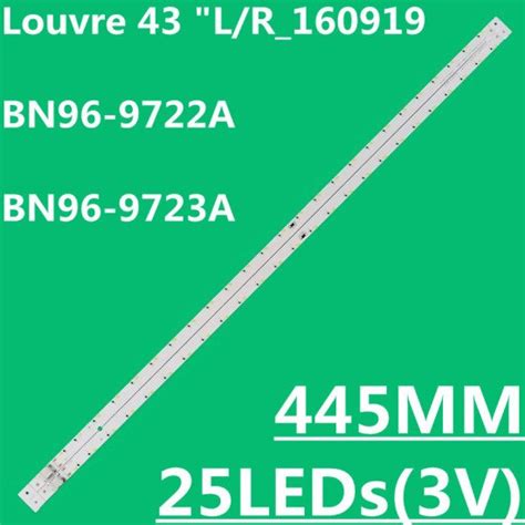 Samsung 43" TV LED Backlight Strips | 2 PCS Set L+R