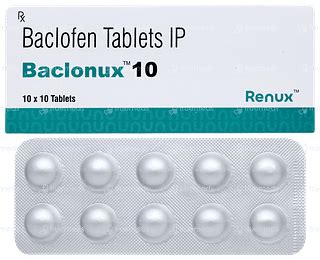 Baclonux 10 Mg Tablet 10 - Uses, Side Effects, Dosage, Price | Truemeds