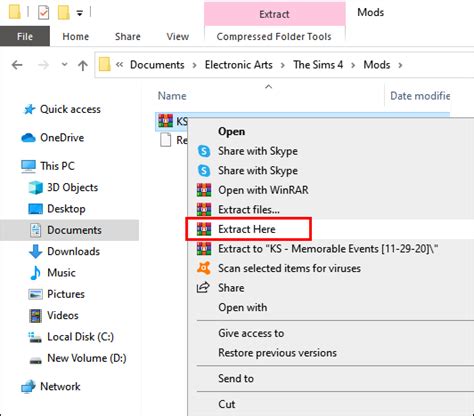 Image result for How to Unzip Sims 4 Mod Files