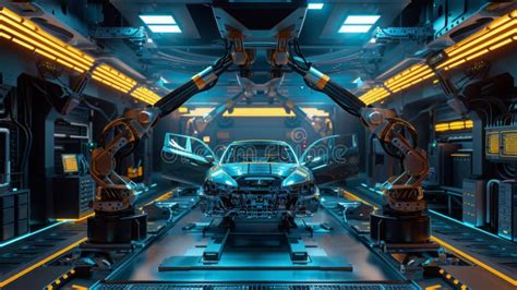 Futuristic Assembly Line 的图像结果