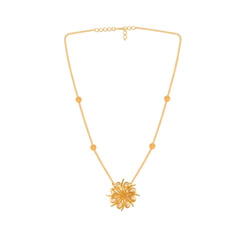 22KT (916) Yellow Gold Chain Pendant For Women – P.C. Chandra Jewellers