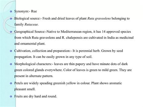 Pharmacognosy II as per PCI syllabus | PPTX