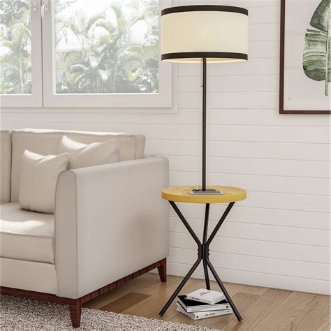 Antlux Led Floor Lamp With End Table at Mary Spaulding blog