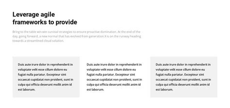Image result for HTML Three Section Text Code