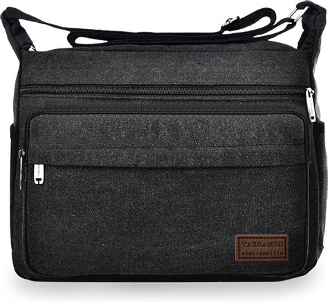 Aucuu Waterproof Men's Shoulder Bag, Multi Bag, Messenger Bag, Canvas ...