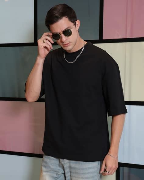 Buy Black Tshirts for Men by Shein Online | sheinindia.in