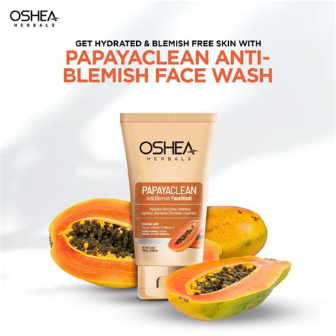 Papaya Face Wash Online For Clean Anti Blemish Skin – Oshea Herbals