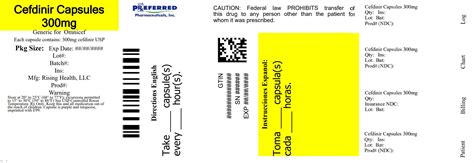 DailyMed - CEFDINIR capsule