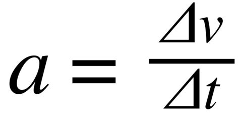 what is the formula for acceleration? - Brainly.in